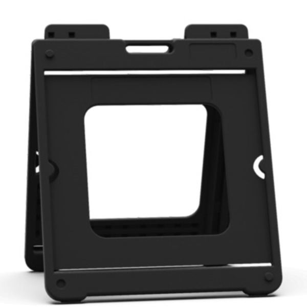 CIRE Sereno Heavy Duty Plastic A-Frame, 20"h x 20"w, Black