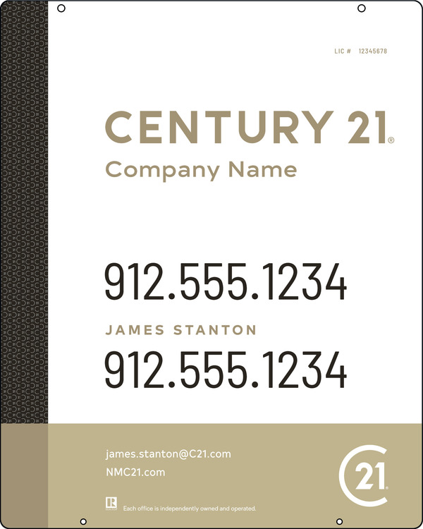 Reflective Hanging Panel 30X24 Steel Select - Century 21 | Lowen Sign
