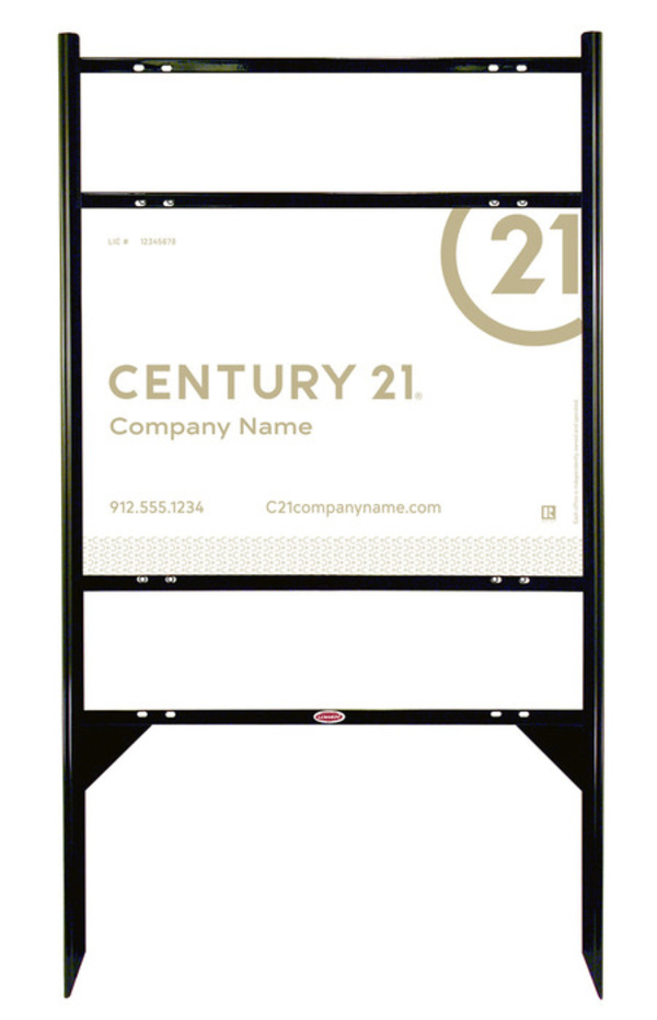 Thor Frame Unit 18X24 Steel Dual Rider Modern  - Century 21 | Lowen Sign