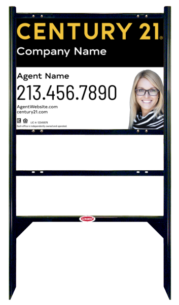 CENTURY 21&reg; Thor Frame 18x24 Steel Single Rider Signature Office - Century 21 | Lowen Sign