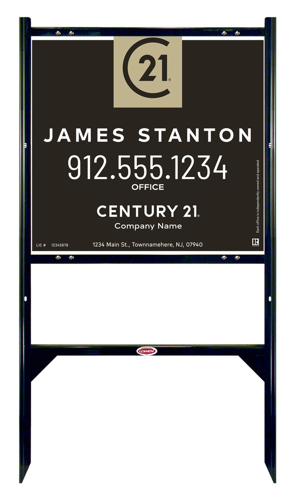 Gibraltar Frame Agent Centric Panel Unit 22X24 - Century 21 | Lowen Sign