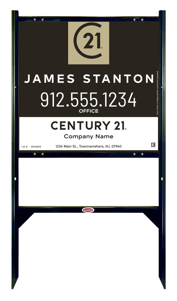 Gibraltar Frame Agent Centric Panel Unit 22X24 - Century 21 | Lowen Sign