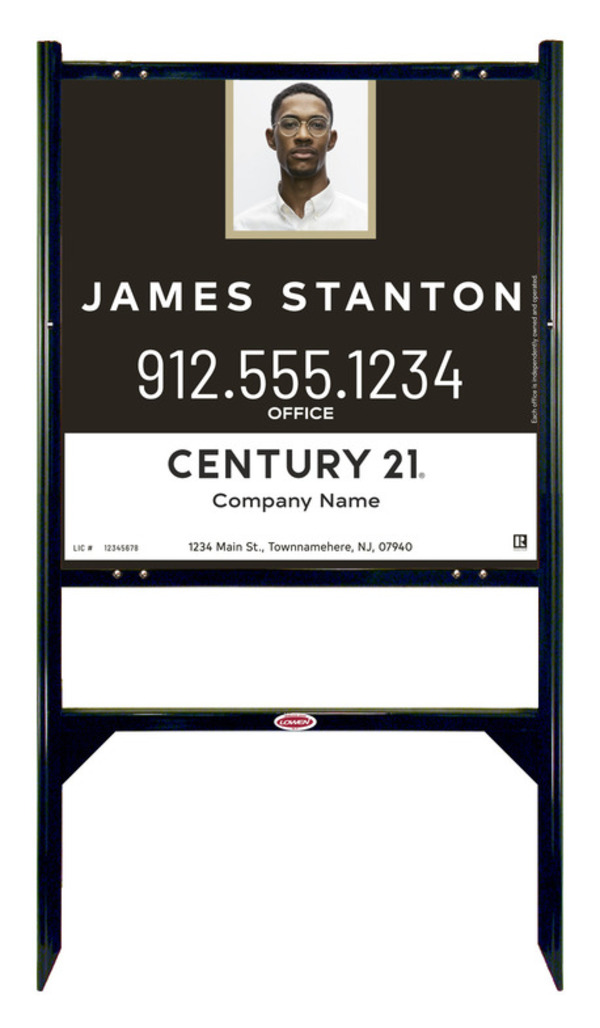 Gibraltar Frame 24X24 Steel Agent Photo Sales - Century 21 | Lowen Sign