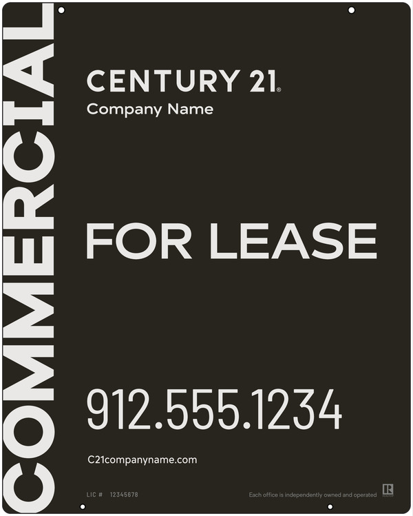 Reflective Hanging Panel 30X24 Commercial Office Alternate - Century 21 | Lowen Sign