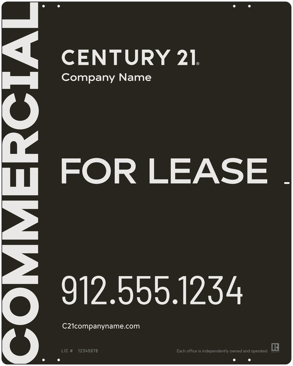 Century 21 Commercial Office Panel 30X24 Steel - C21 | Lowen Sign
