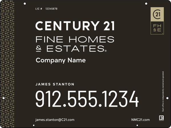 Aluminum Hanging Panel 18X24 Df - Century 21 | Lowen Sign