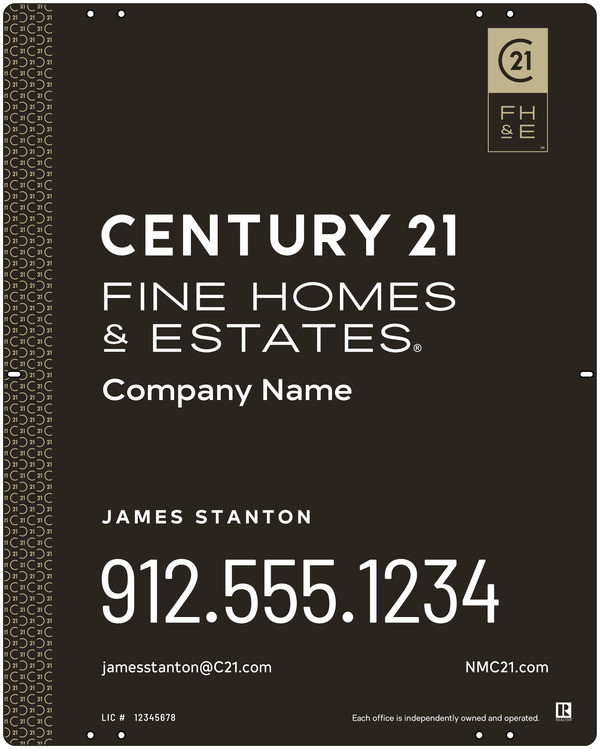 Aluminum Yard Panel 30X24 Df - Century 21 | Lowen Sign