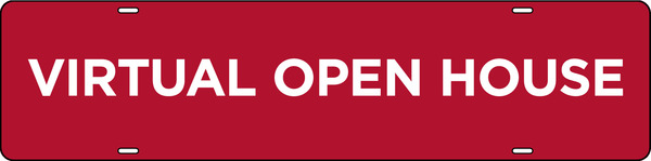 ERA&reg; Virtual Open House Sign Rider, 6"h x 24"w, Steel