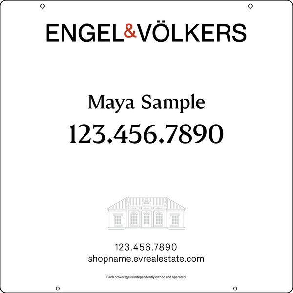 Reflective Hanging Sign Panel, 24"H X 24"W, Steel
