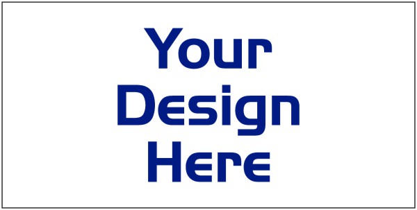 Independent Real Estate Sign Panel with horizontal flutes printed on one side, 4mm Corrugated Plastic 12"h x 24"w