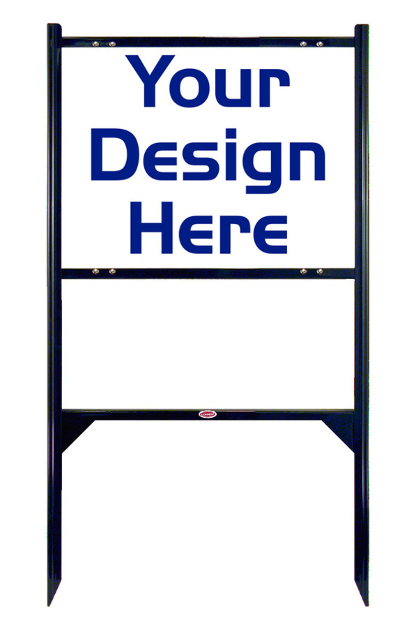 Independent Black Angle Iron Sign Unit