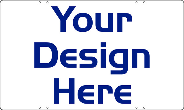 Independent Sign Panel, DF, 18"h x 30"w, 3mm Aluminum Composite