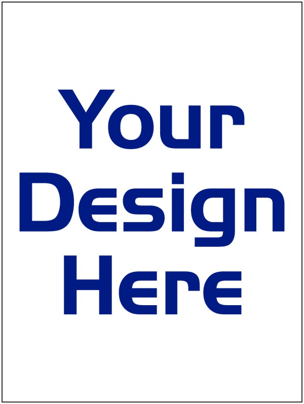 Independent Real Estate Sign Panel with horizontal flutes printed on two sides, 4mm Corrugated Plastic 24"h x 18"w