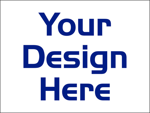 Independent Commercial Sign Panel, Corrugated 10mm, 36"h x 48"w, SF