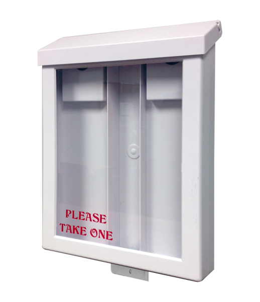 Platinum Realty White Plastic Yard Box for Aluminum Sign Post