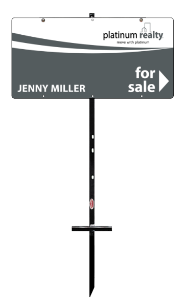 Angle Iron And Sign Panel Unit, For Sale 12"H X 24"W