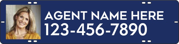 Agent Photo Sign Rider, 6h x 24w, .090 Poly