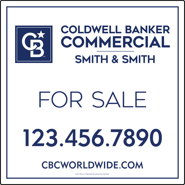 Commercial For Sale Sign Panel, SF, 48h x 48w, 3mm Aluminum Composite