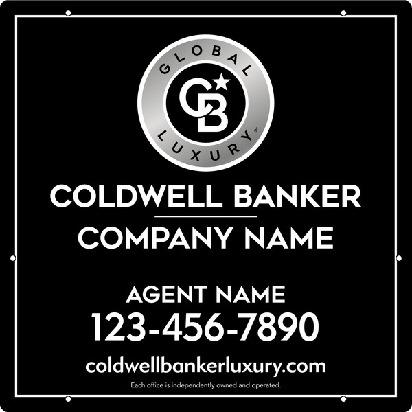Agent Hanging Sign Panel, 24h x 24w, 3MM Aluminum Composite
