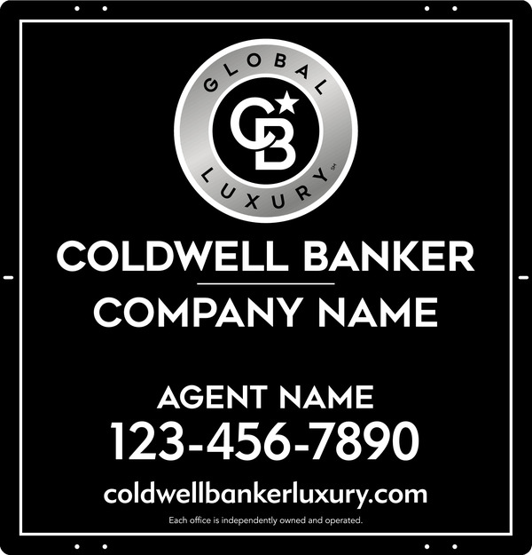 Agent Sign Panel, 25h x 24w, 3MM Aluminum Composite