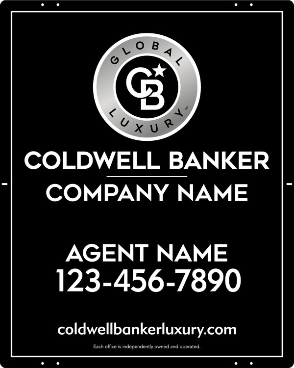 Agent Sign Panel, 30h x 24w, 3MM Aluminum Composite