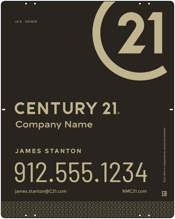 Reflective Panel 30x24 Steel Heritage - Century 21 | Lowen Sign