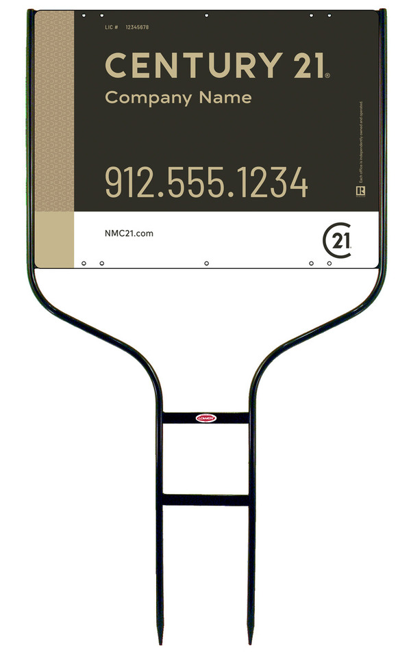 Round Rod Frame and Sign Panel Unit, 18h x 24w