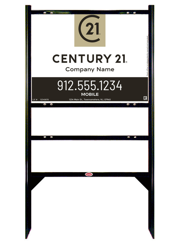 Thor Frame Unit 18x24 Aluminum Composite Single Rider Executive Office - Century 21 | Lowen Sign