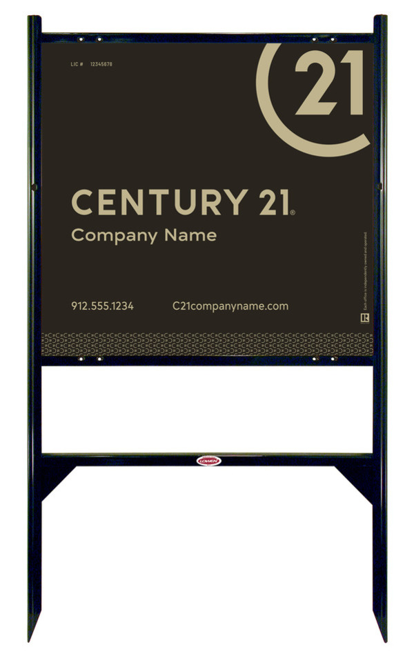 Gibraltar Frame and Steel Panel Unit 22x24 - Century 21 | Lowen Sign