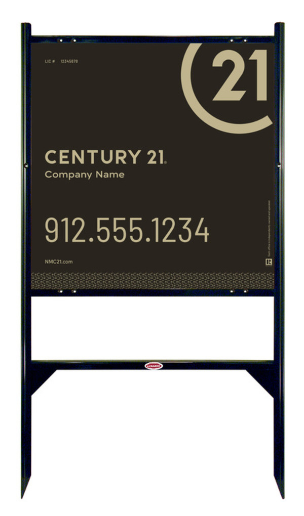 Gibraltar Frame 24x24 Steel Modern  - Century 21 | Lowen Sign