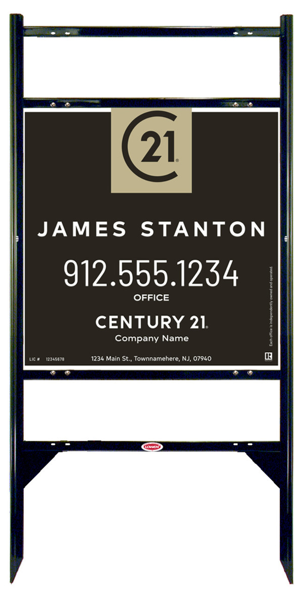 Thor Frame 24x24 Steel Agent Centric Office - Century 21 | Lowen Sign