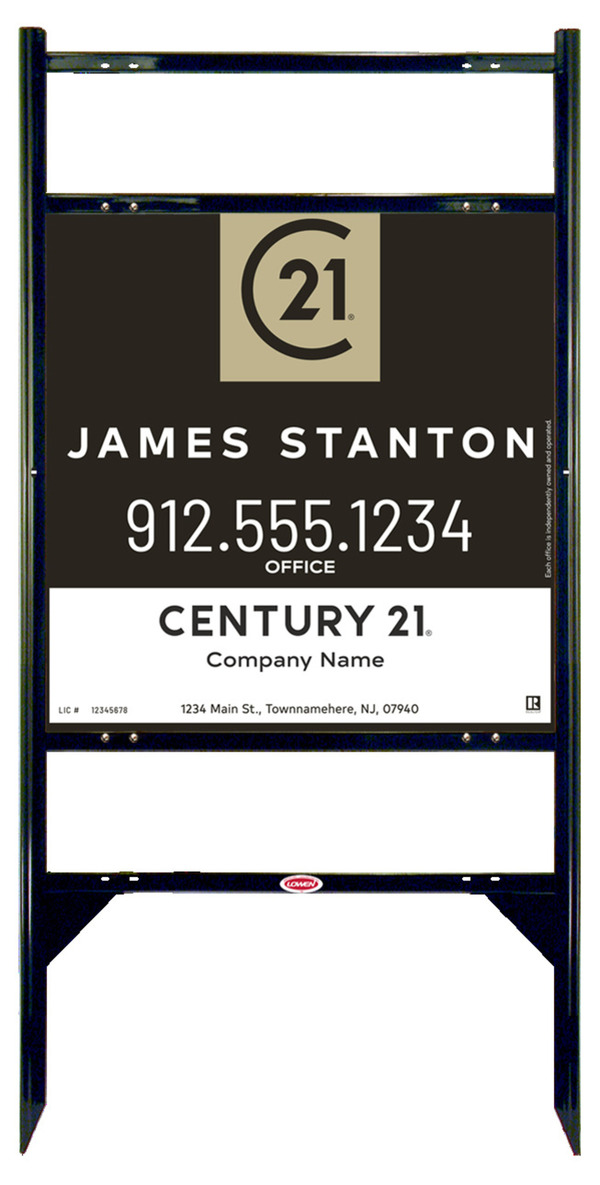 Thor Frame 24x24 Steel Agent Centric Property - Century 21 | Lowen Sign