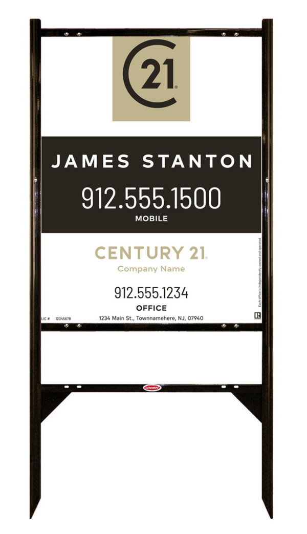 Gibraltar Frame 30x24 Steel Agent Centric Property - Century 21 | Lowen Sign