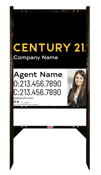 Gibraltar Frame Unit 30x24 Steel Commercial White - Century 21 | Lowen Sign