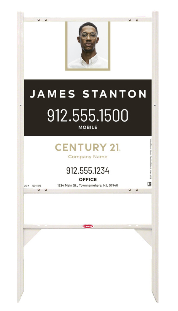 Gibraltar Frame 30x24 Steel Agent Photo Centric Property - Century 21 | Lowen Sign