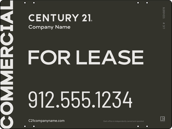 Century 21 Commercial Office Panel 18x24 Steel - C21 | Lowen Sign