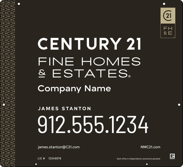 Aluminum Hanging Panel 22x24 DF - Century 21 | Lowen Sign