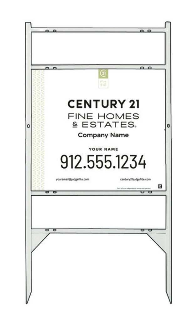 Thor Frame 22x24 Steel White - Century 21 | Lowen Sign