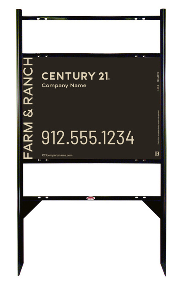 Thor Frame 18x24 Steel Dual Rider  - Century 21 | Lowen Sign
