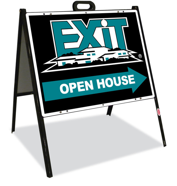 Steel A-Frame Sign Unit, 18h x 24w