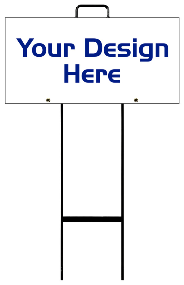 Grab and Go Sign Panel Unit, 12h x 24w, 4mm Corrugated