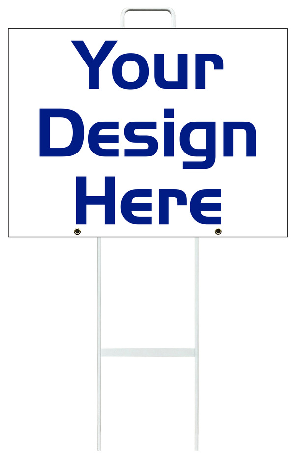 Grab and Go Sign Panel Unit, 18h x 24w, 4mm Corrugated