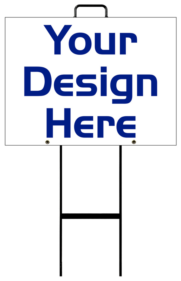Grab and Go Sign Panel Unit, 18h x 24w, 4mm Corrugated