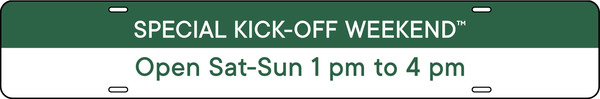 Special Kick-Off Weekend Sign Rider, 4h x 24w, 3MM Aluminum Composite