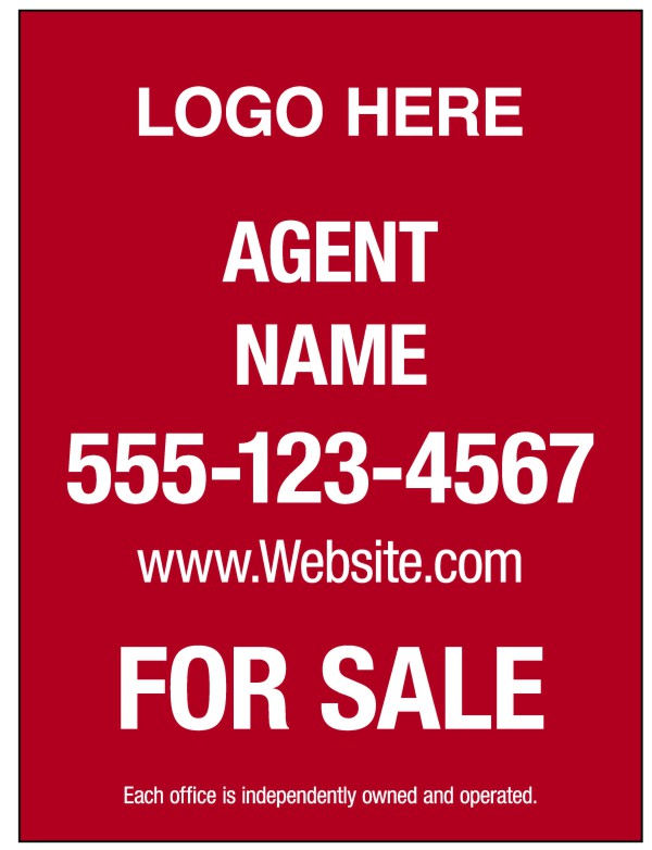 hanging sign panel, 24 GA steel 24h x 18w