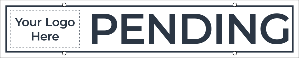 Copy w Logo Hanging Sign Riders, 6h x 30w, 4mm corrugated plastic